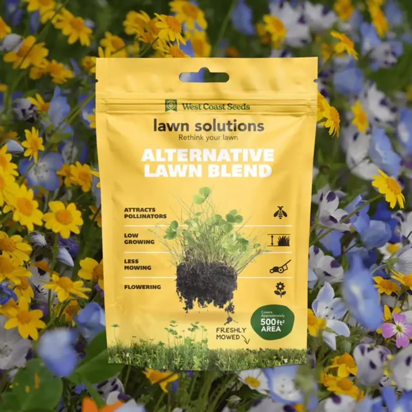 Seeds, Wildflowers Alternative Lawn Mix Bulk (West Coast Seeds)