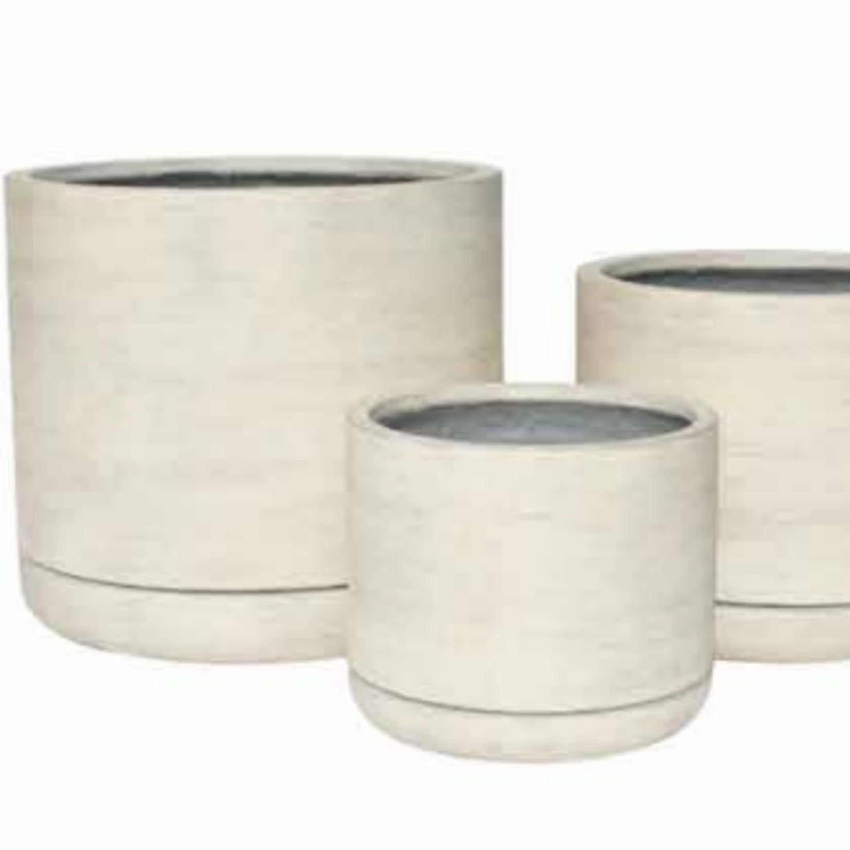 Pot, Terra White-Washed w/s