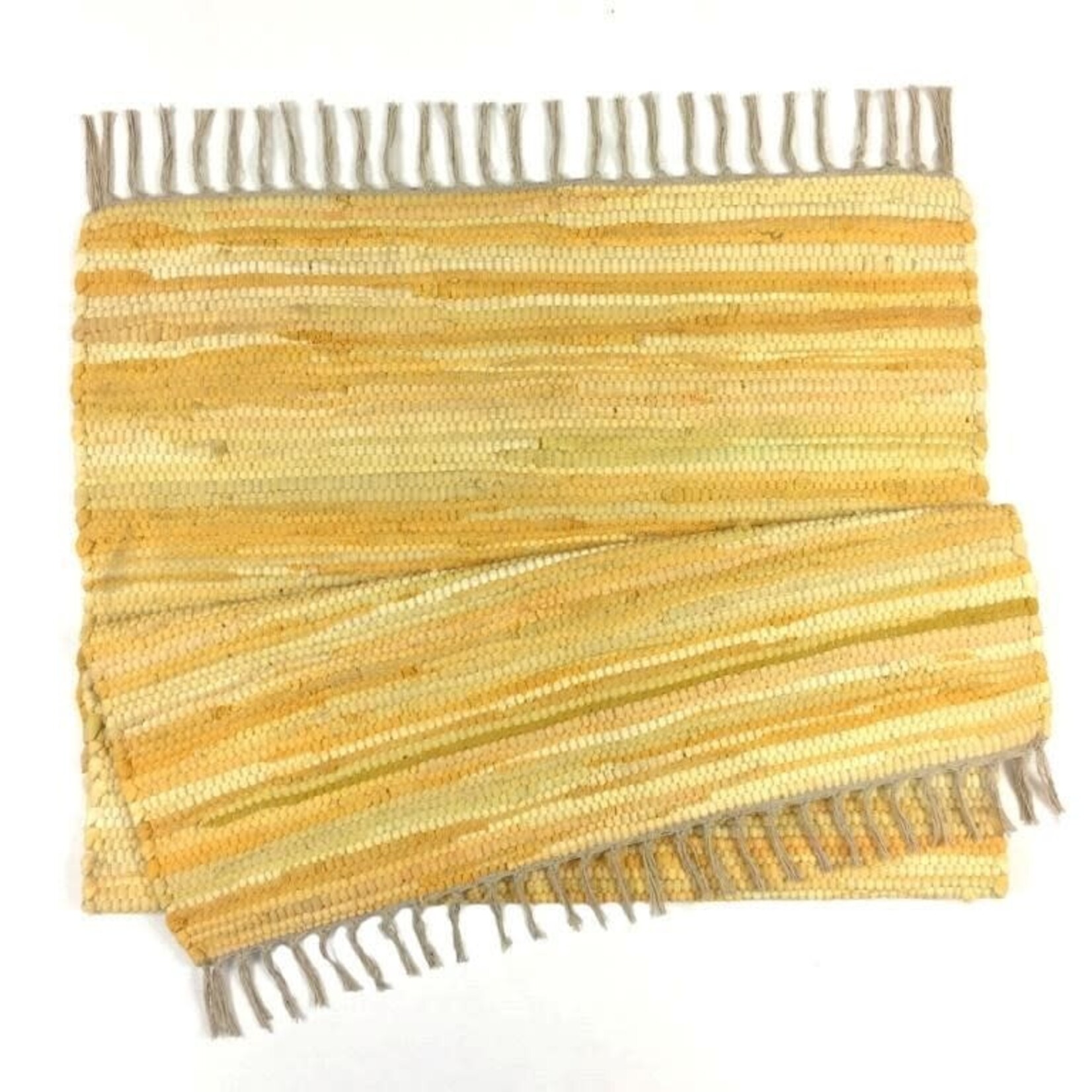 Rug, Rag Recycled 2x3 Yellow