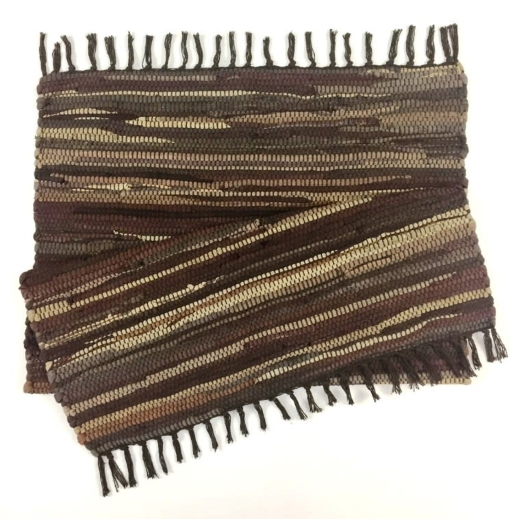 Rug, Rag Recycled 2x3 Dark Brown
