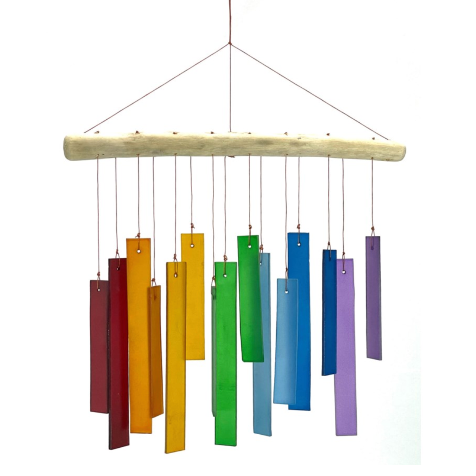 Wind Chimes, Driftwood & Glass Rainbow