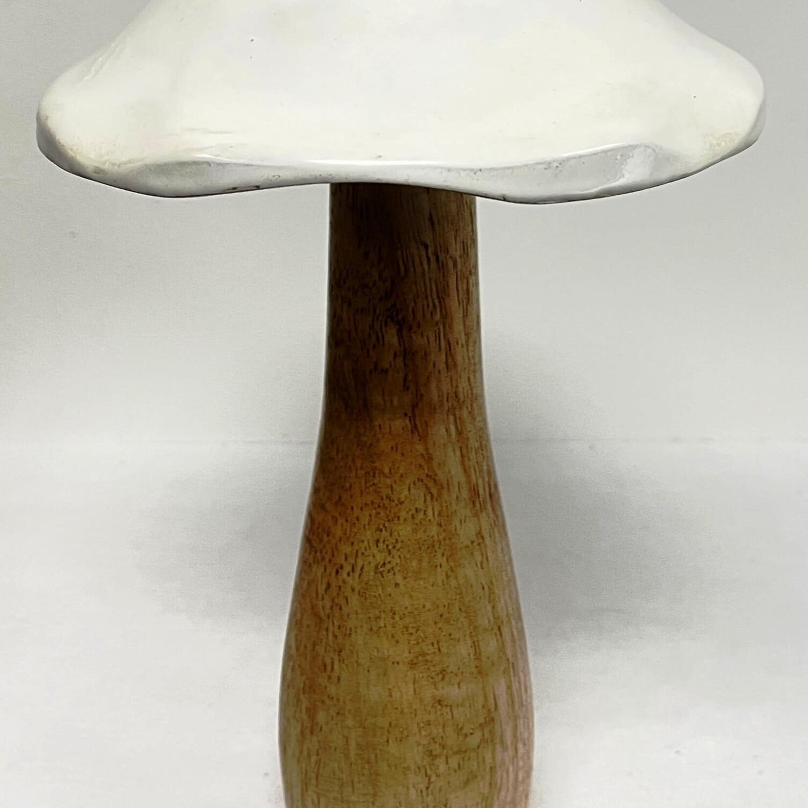 Ornament, Mushroom Standing Mango Wood 7 in