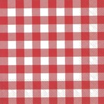 Napkin, Buffalo Check Red