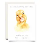 Card, Fowl Language Birthday