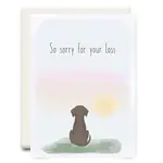 Card, So Sorry For Your Loss Dog