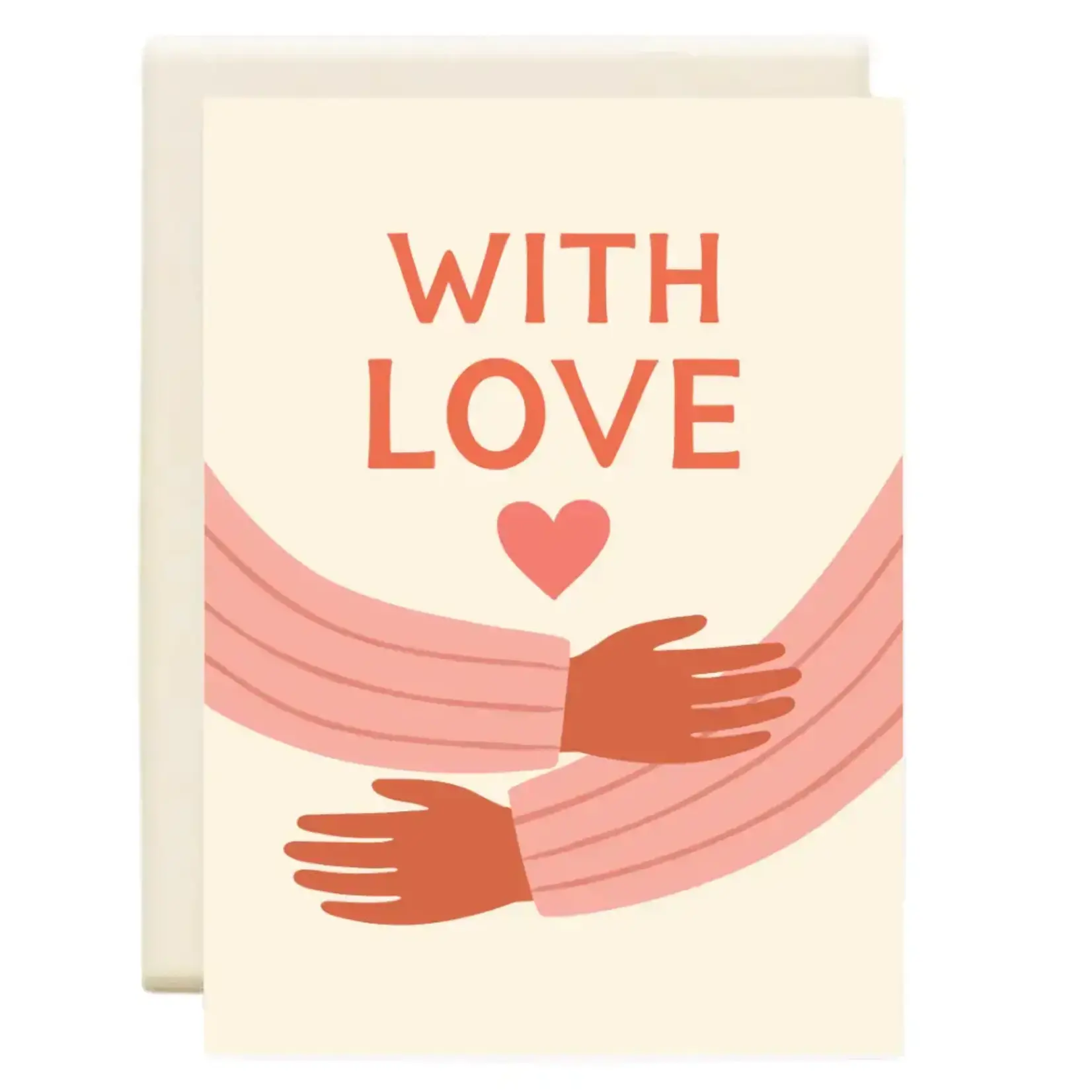 Card, Hugging Arms With Love