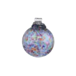 Art Glass, Ornament Calico 2in Classic Multi
