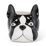 Planter, Black Cat Head Lg 4 in