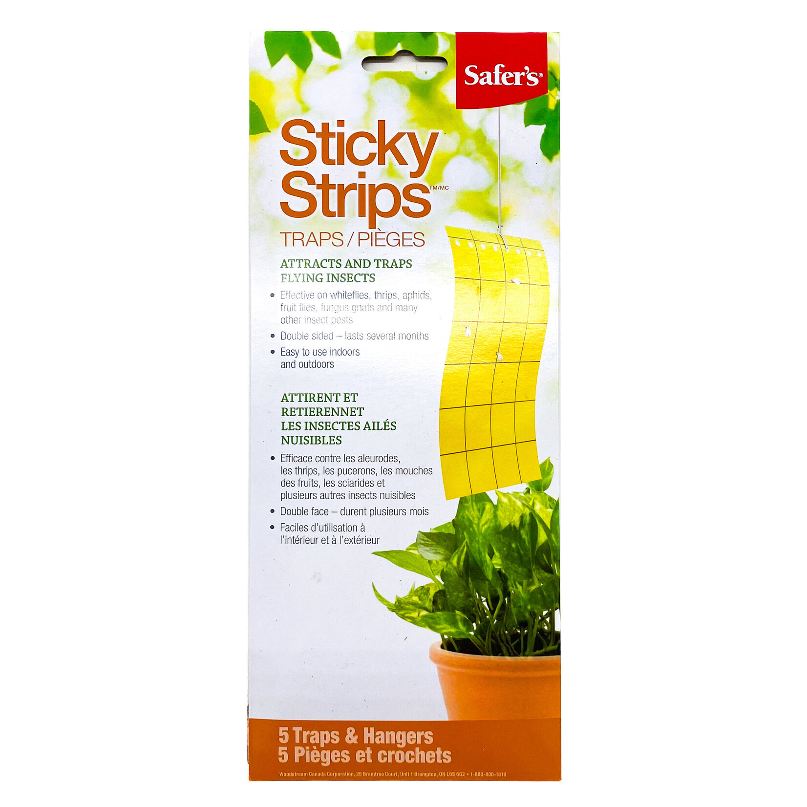 Insect Trap, Safers Sticky Strips 5pc