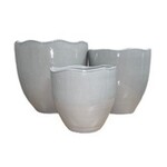 Pot, Wave Grey 8 in