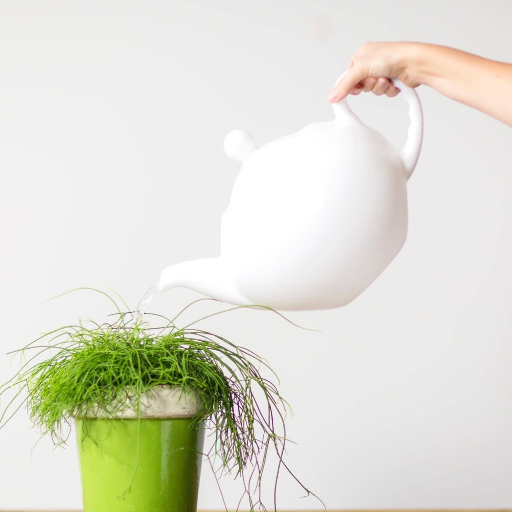 Pot, Shades of Green 7in