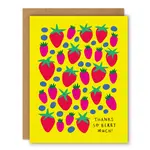Card, Berry Thank You