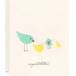 Card, Paper Art Congratulations Bird Hatching