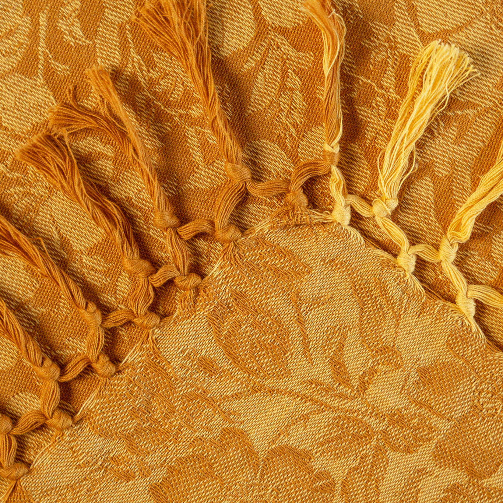 Tablecloth, Peony Jacquard Gold 60x90