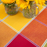 Tablecloth, Colorblock Plaid Multi 54x54