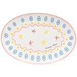 Platter, Oval Summer Bliss 18 in