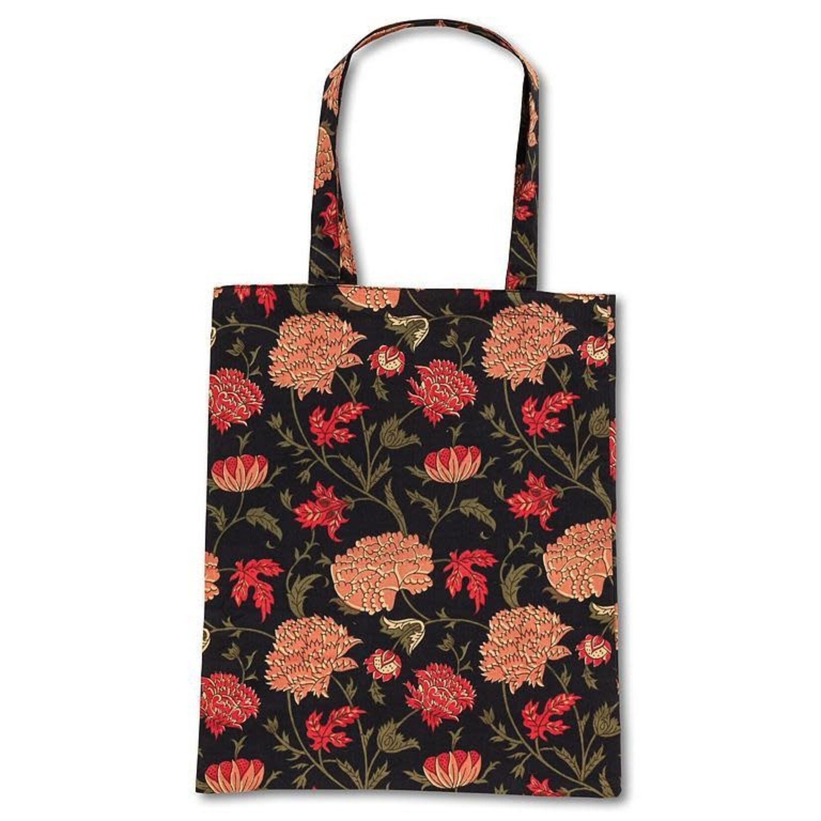 Bag, Cotton Red Bold Flower