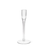 Candle Holder, Taper Glass 8 in