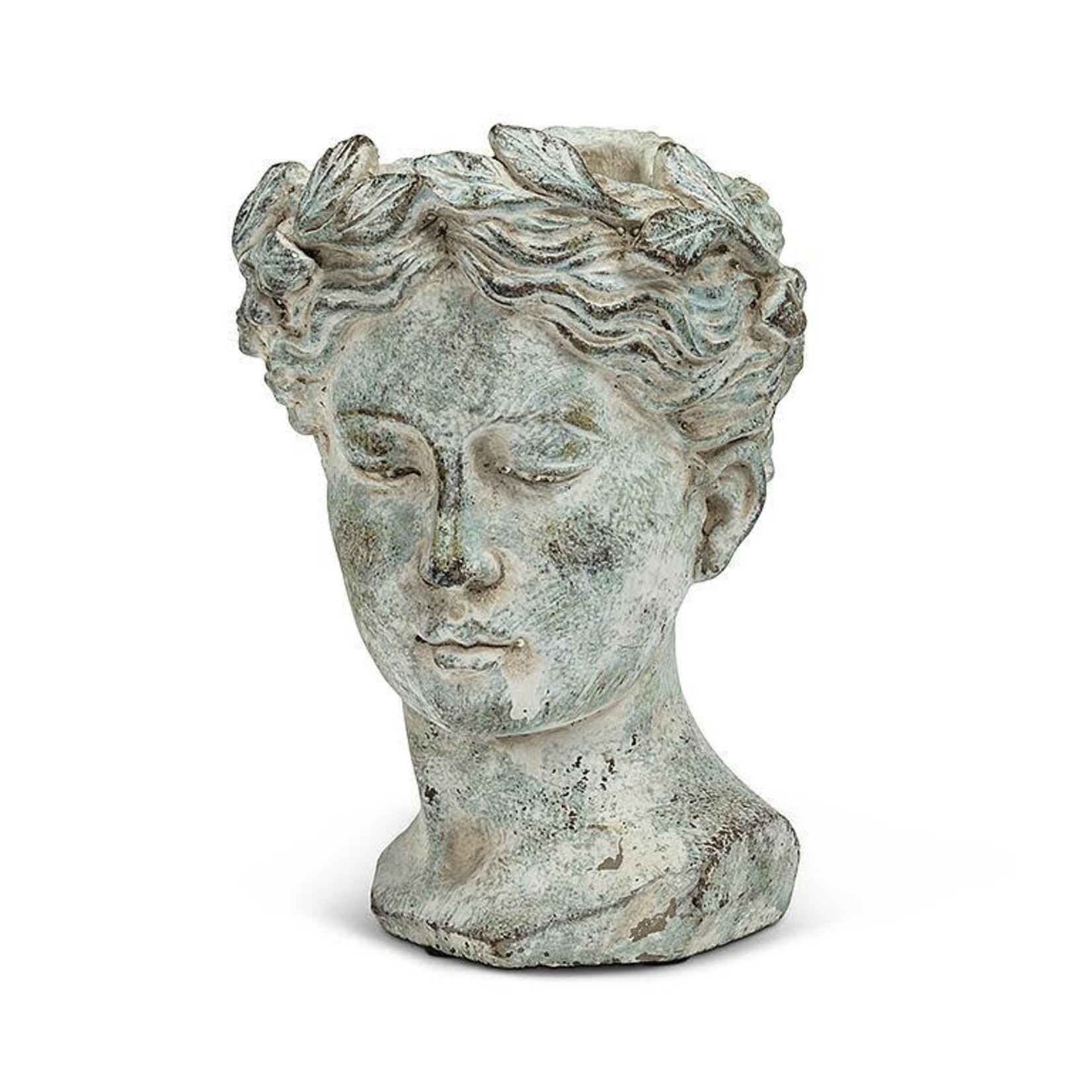 Planter, Sm Goddess Head 8.5 in