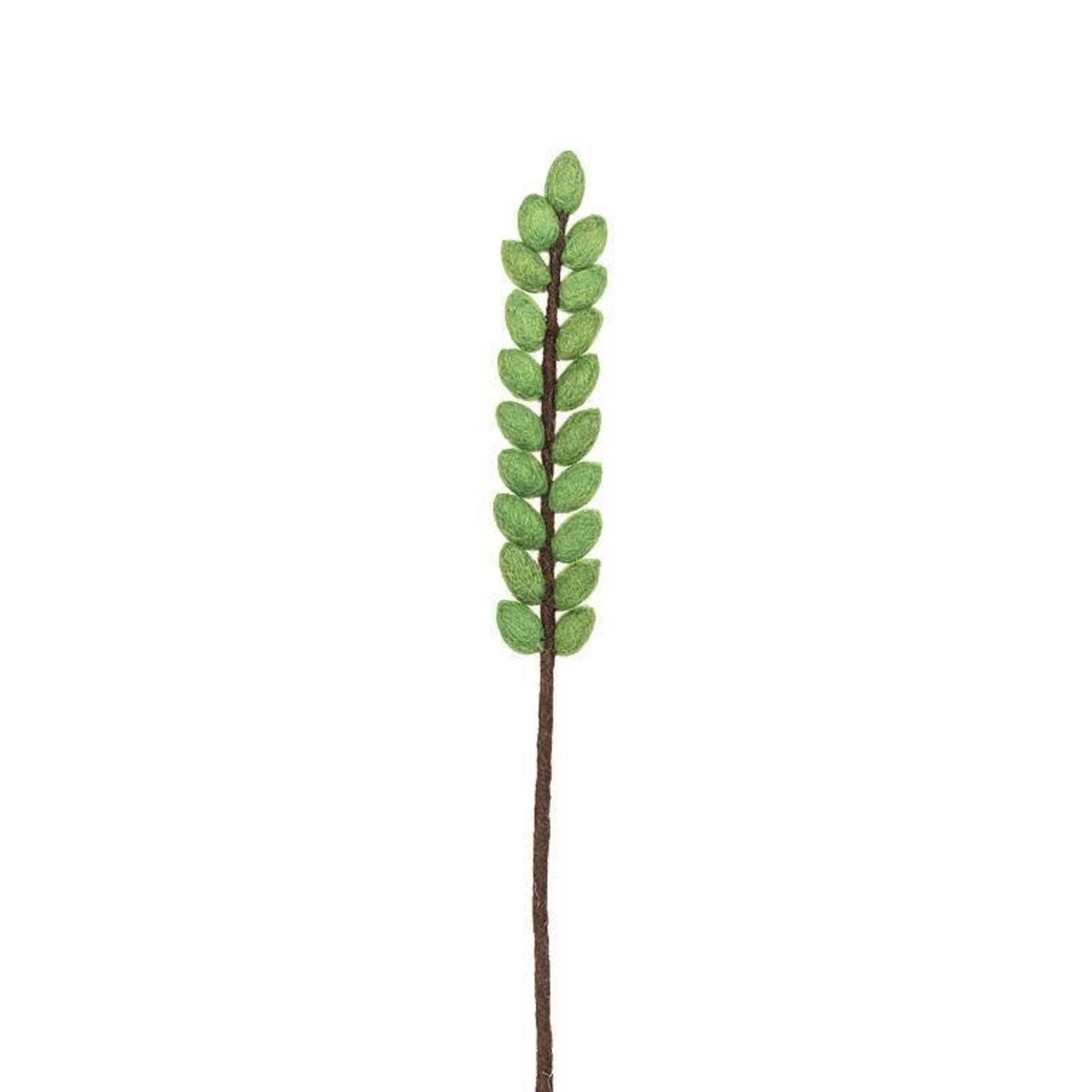 Decorative Stem, Simple Leaf Green 12 in