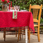 Tablecloth, Garden Jacquard Red 60x108