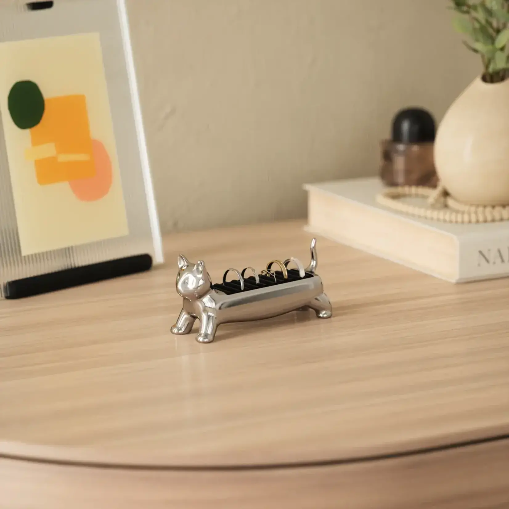 Ring Holder, Ali Cat Chrome 5 in
