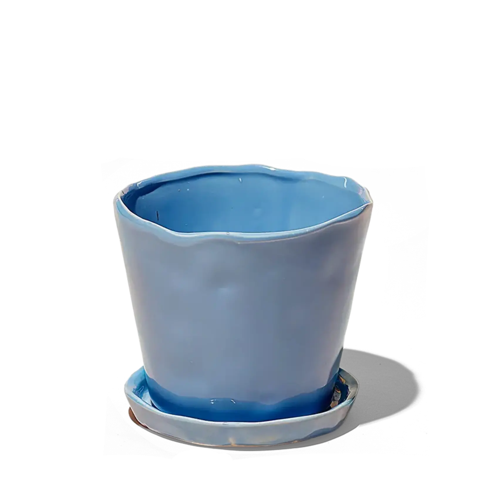 Pot, Tika w/s Periwinkle Blue 5 in