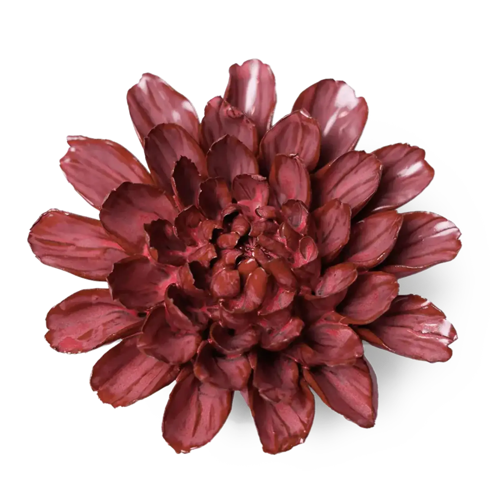 Ceramic Flower, Medium Blush Pink Star Dahlia