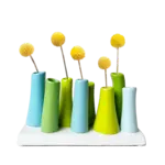 Vase, Bud 8-Stem Scout Blue