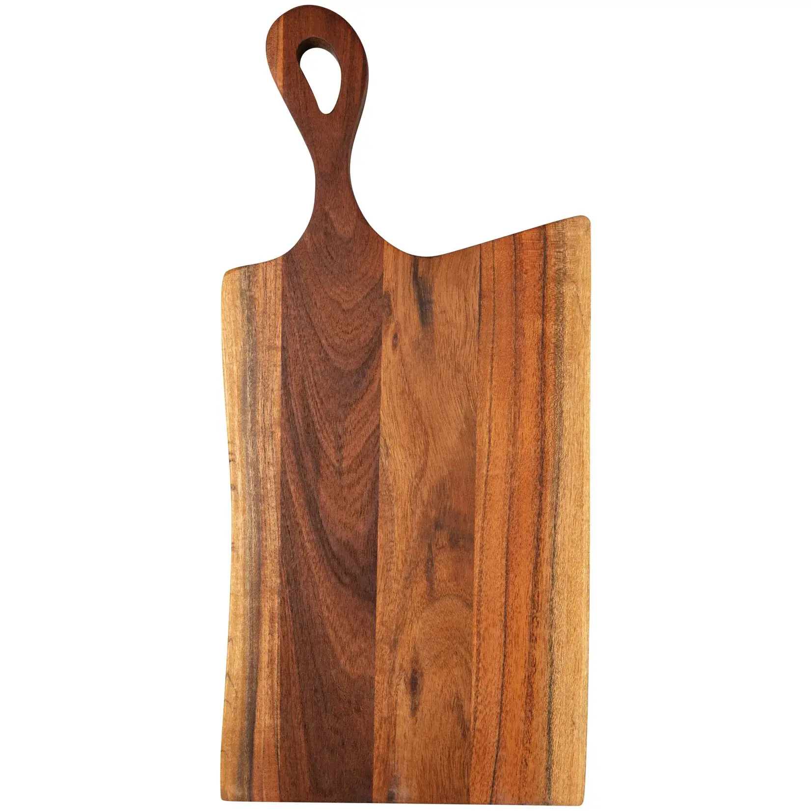 Tray, Serving Paddle Rustic Edge Acacia Wood 23 in