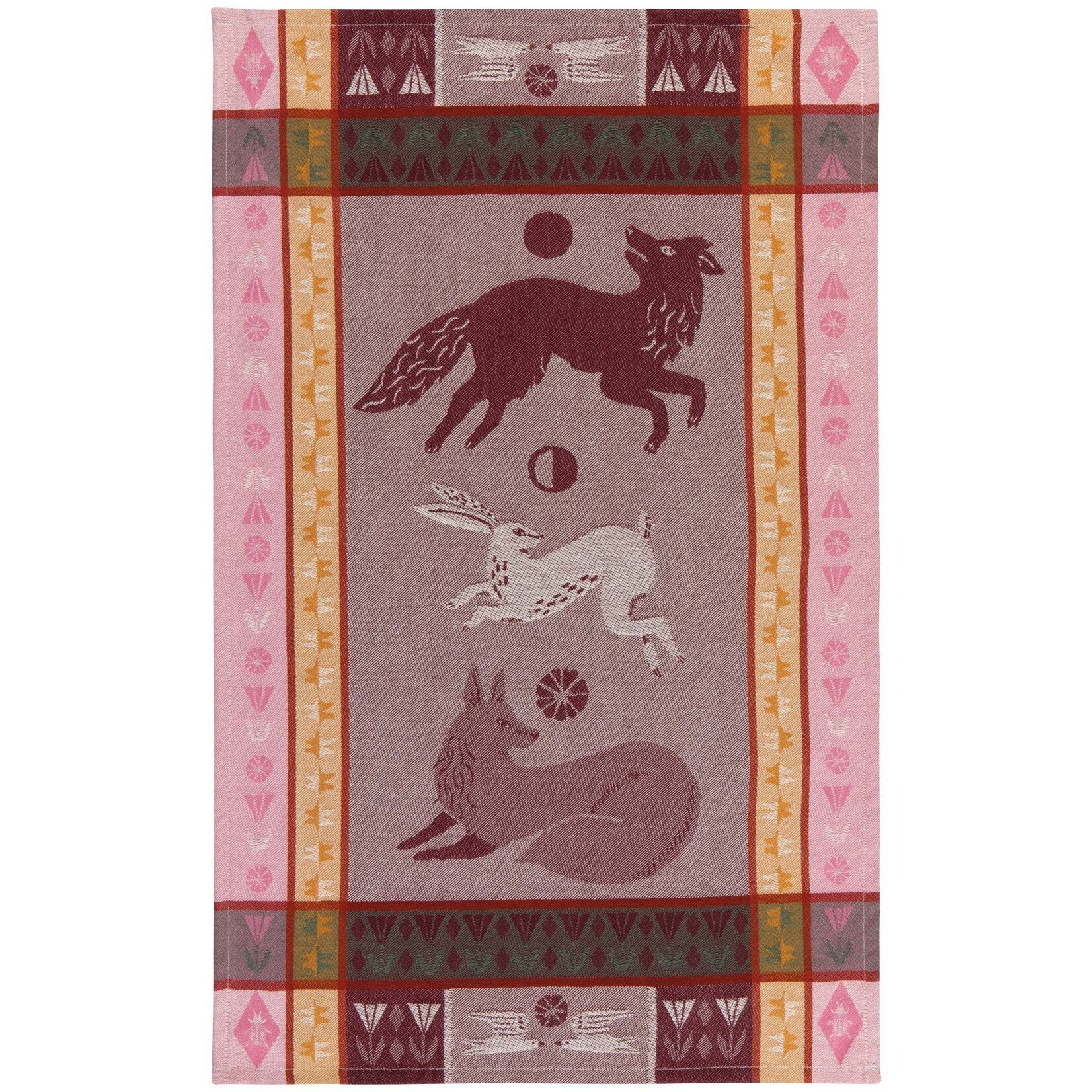 Tea Towel, Folktale Jacquard 18x28 in