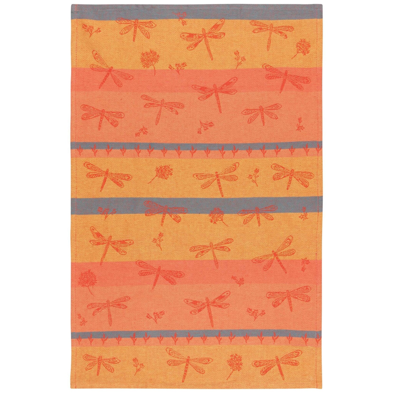 Tea Towel, Dragonfly Woven Jacquard 18x28 in