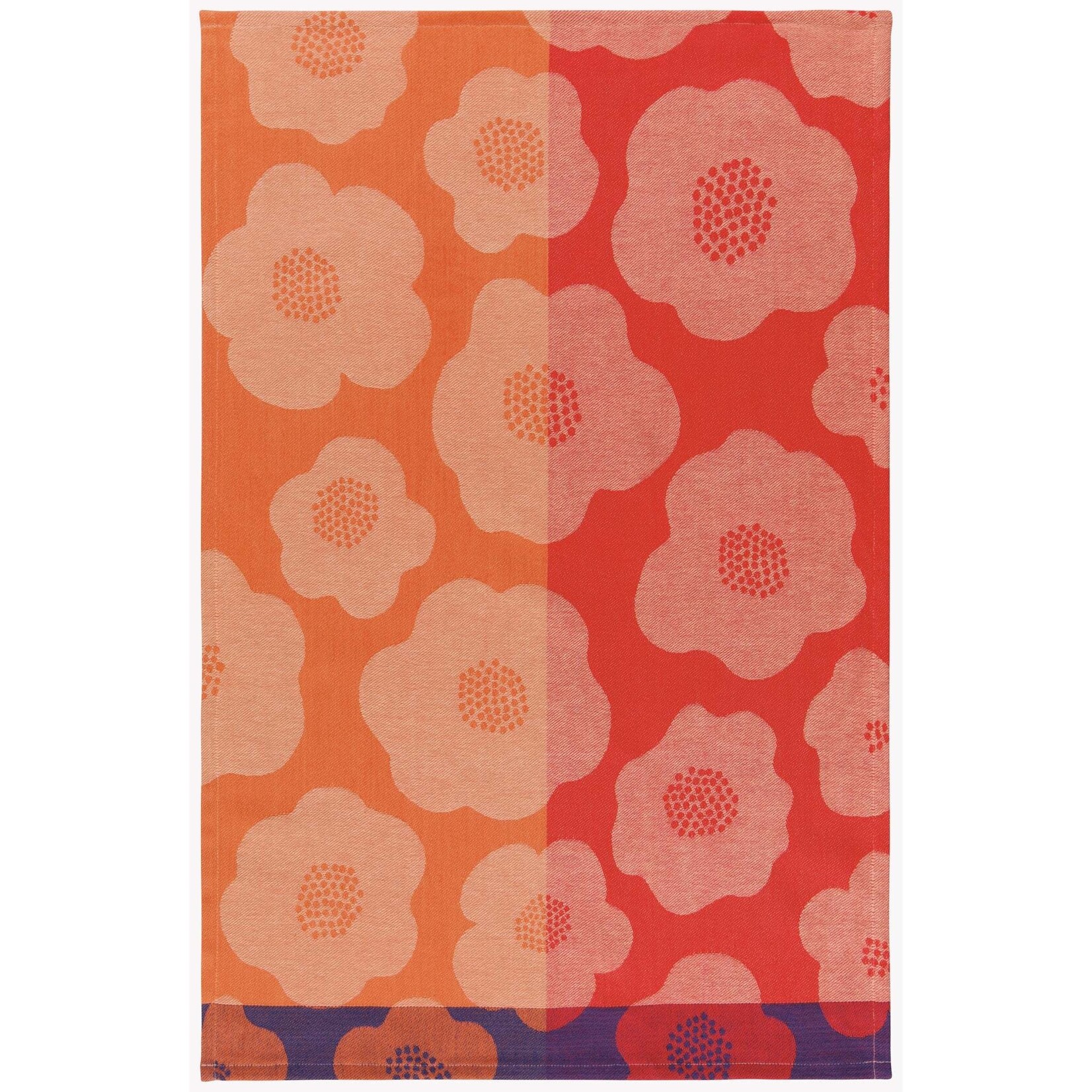 Tea Towel, Poppy Jacquard 18x28 in
