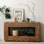 Table, Console Recycled Pine