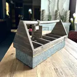 Basket, Wood and Metal 24 in