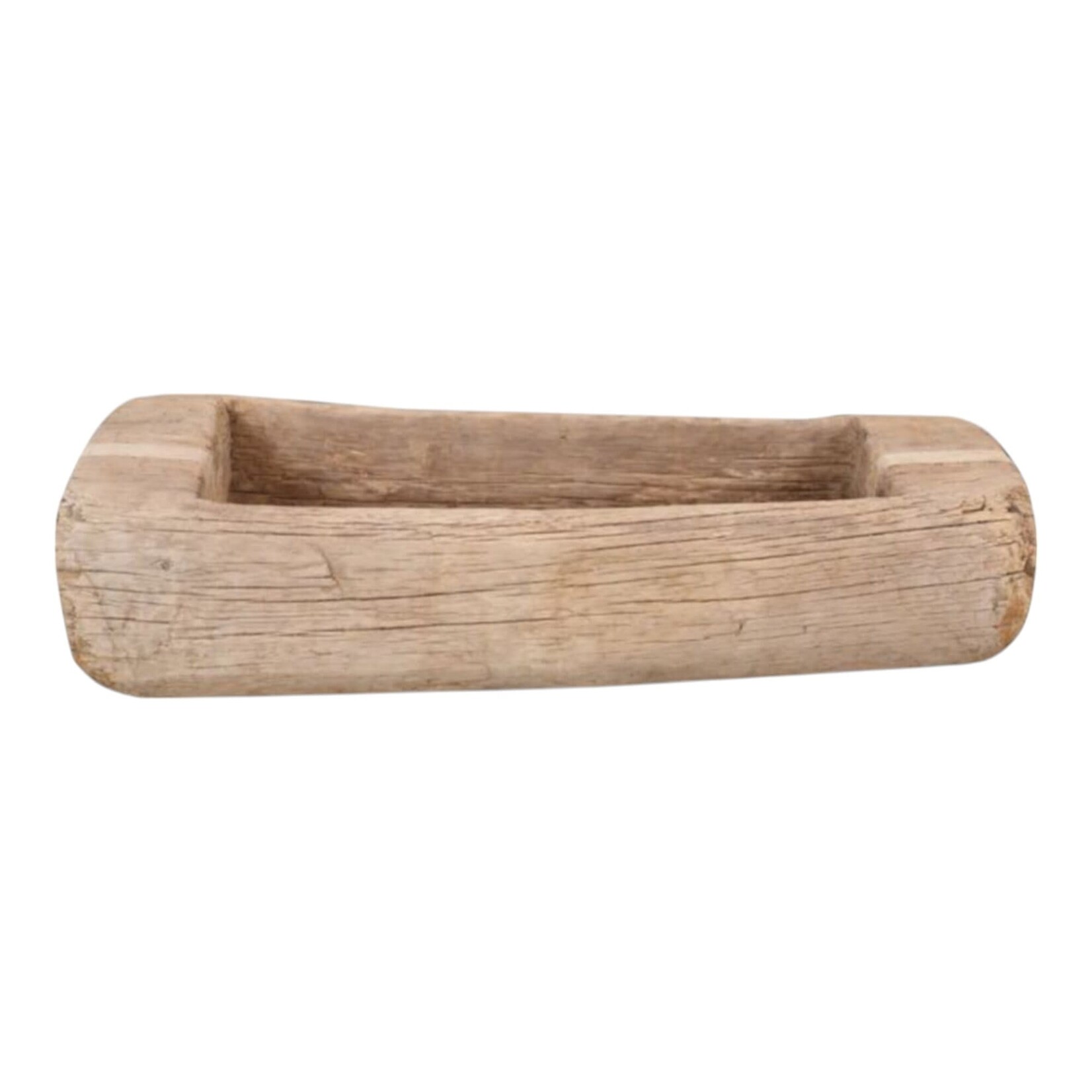 Bowl, Wooden Dough Bleached