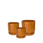 Pot, Cruz Terra Round w/ Saucer 5 in