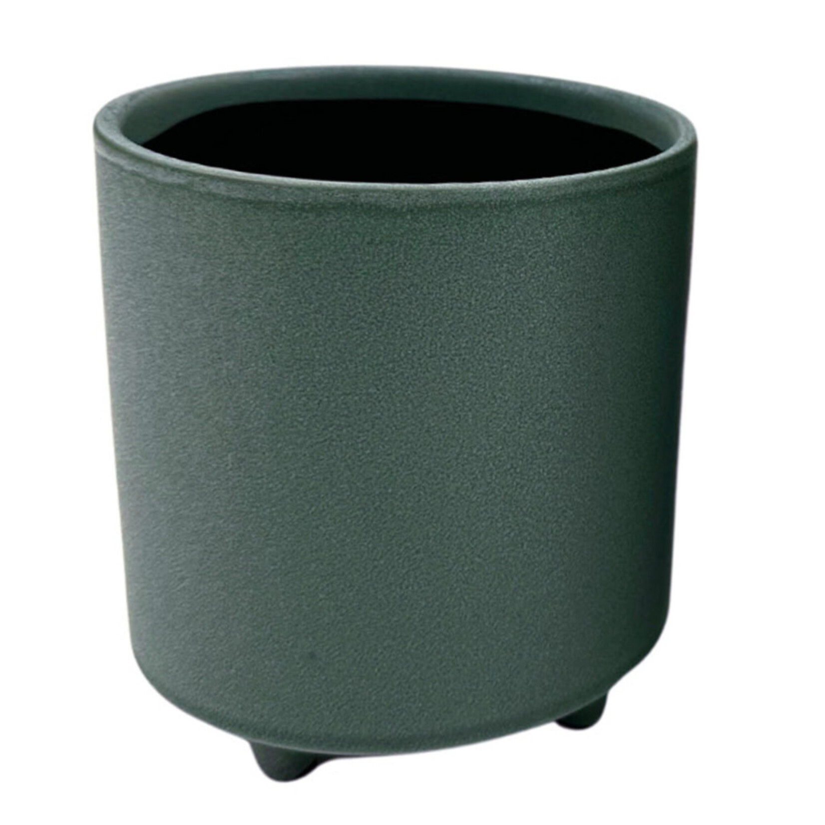 Potcover, Rina Grey Ceramic 4 in