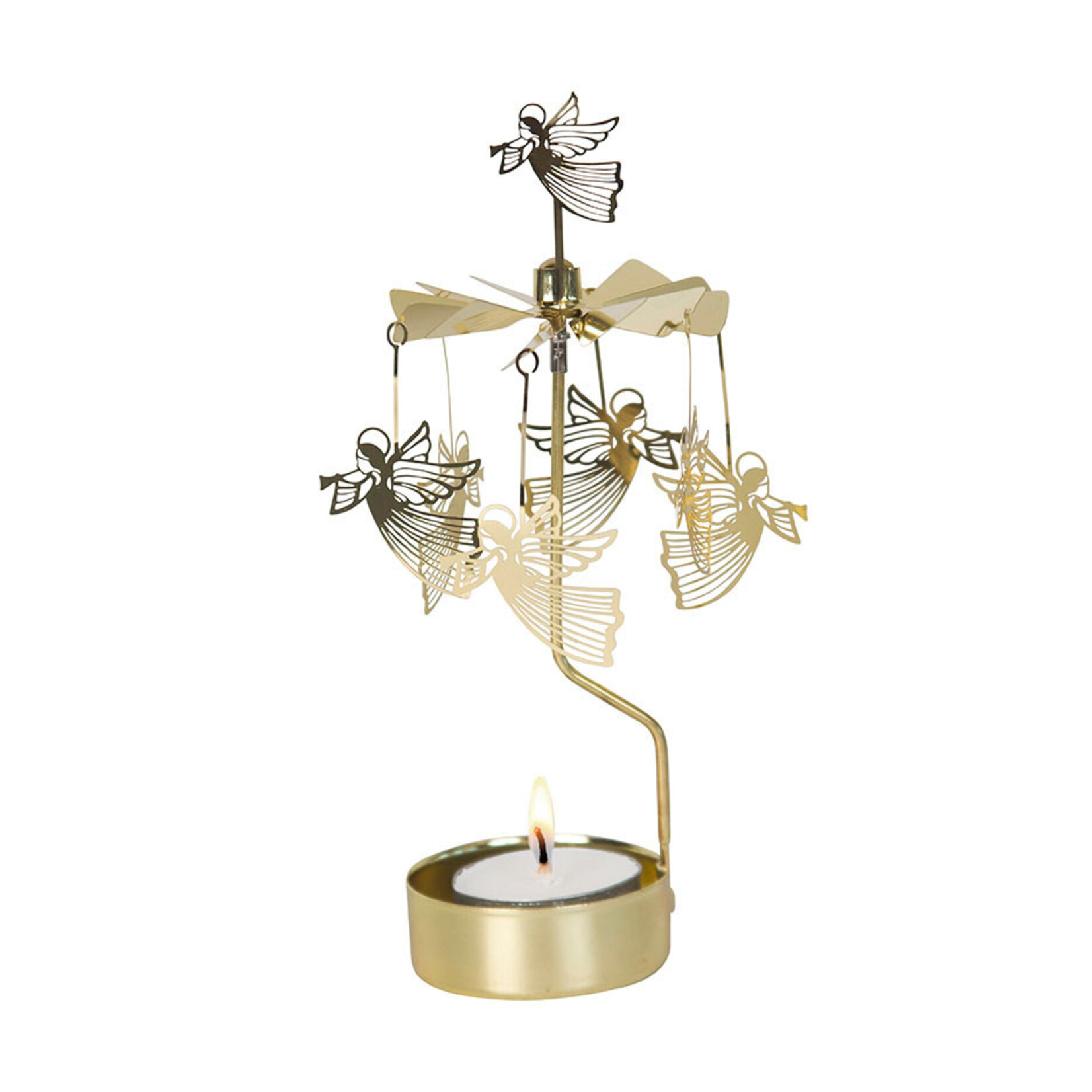 Swedish Candle Chime, Angel Gold