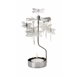 Swedish Candle Chime, Dragonfly Silver