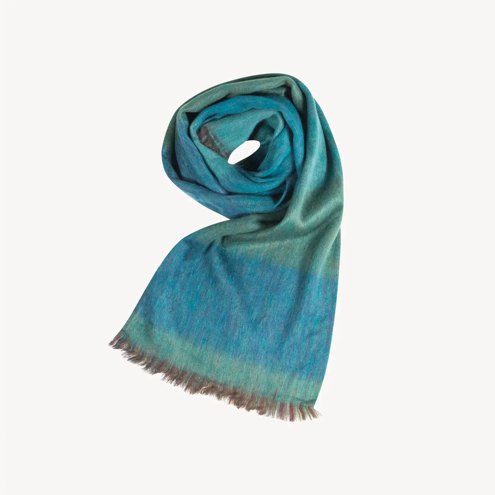 Scarf, Alpaca Blue/Green