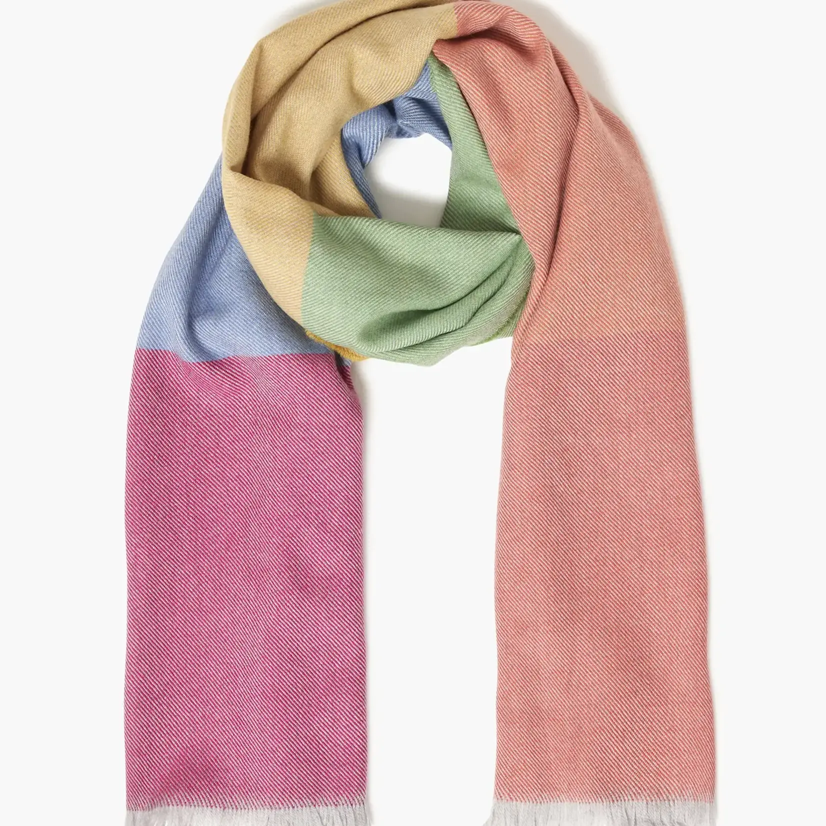 Scarf, Merino Wool Rainbow