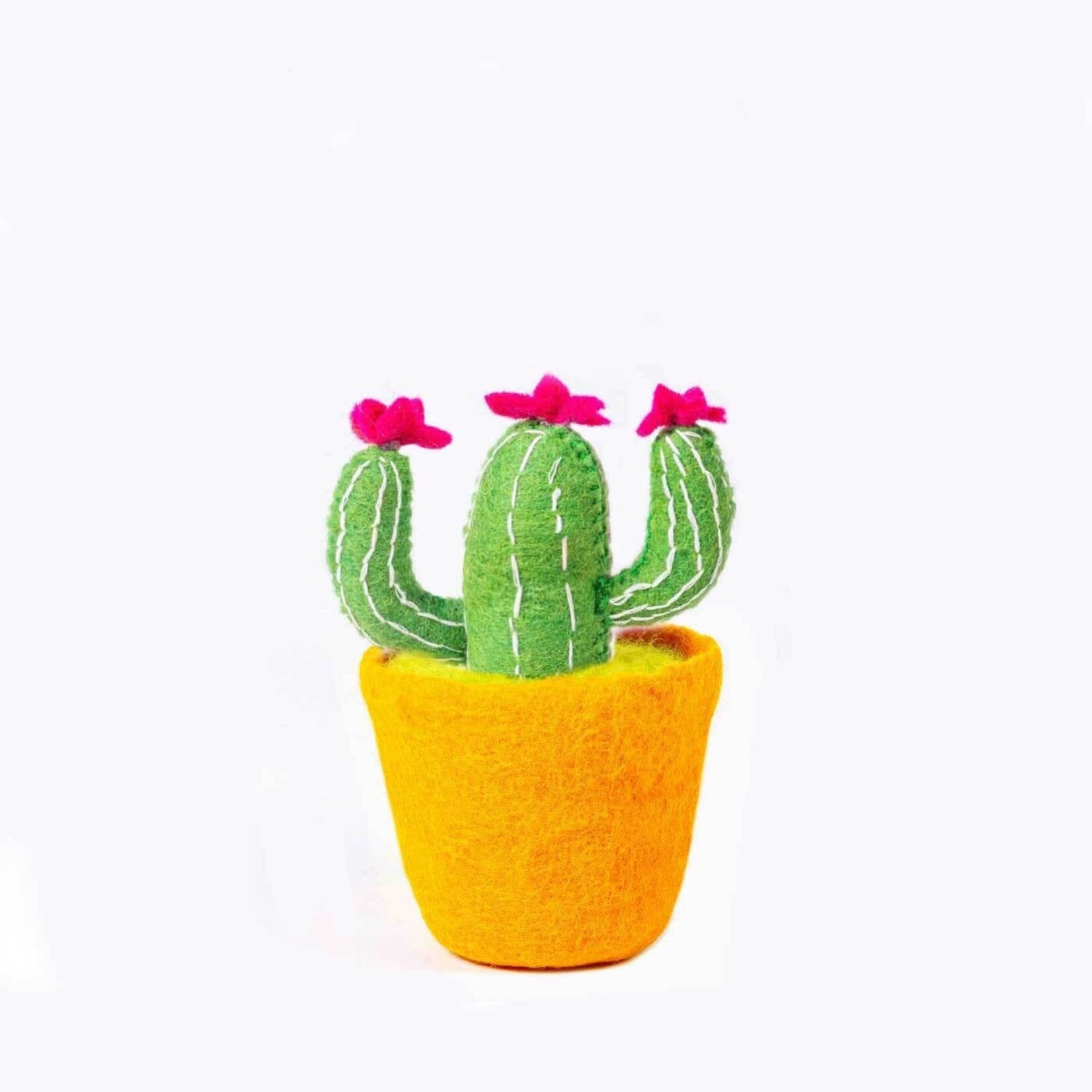 Cactus Pot, Felt 7.5 in