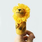 Finger Puppet, Felt Lion