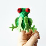 Finger Puppet, Felt Frog