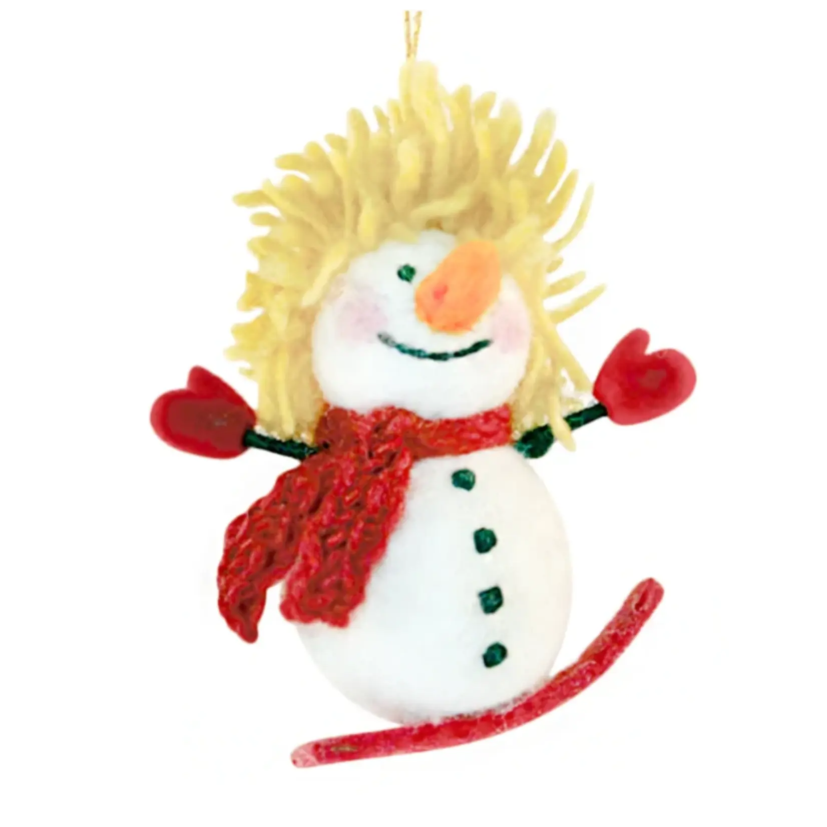 Ornament, Felt Fair Trade Snowman