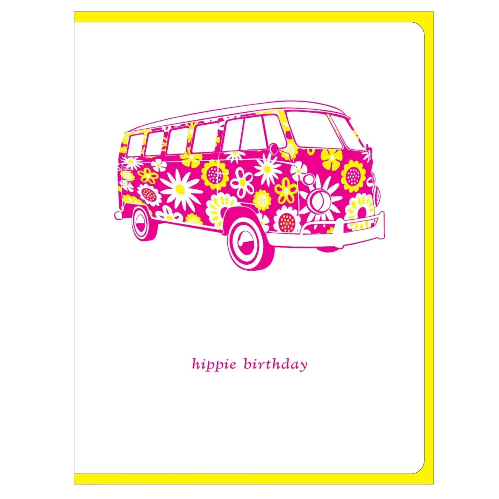 Dogwood Press Cards, VW Hippie Birthday