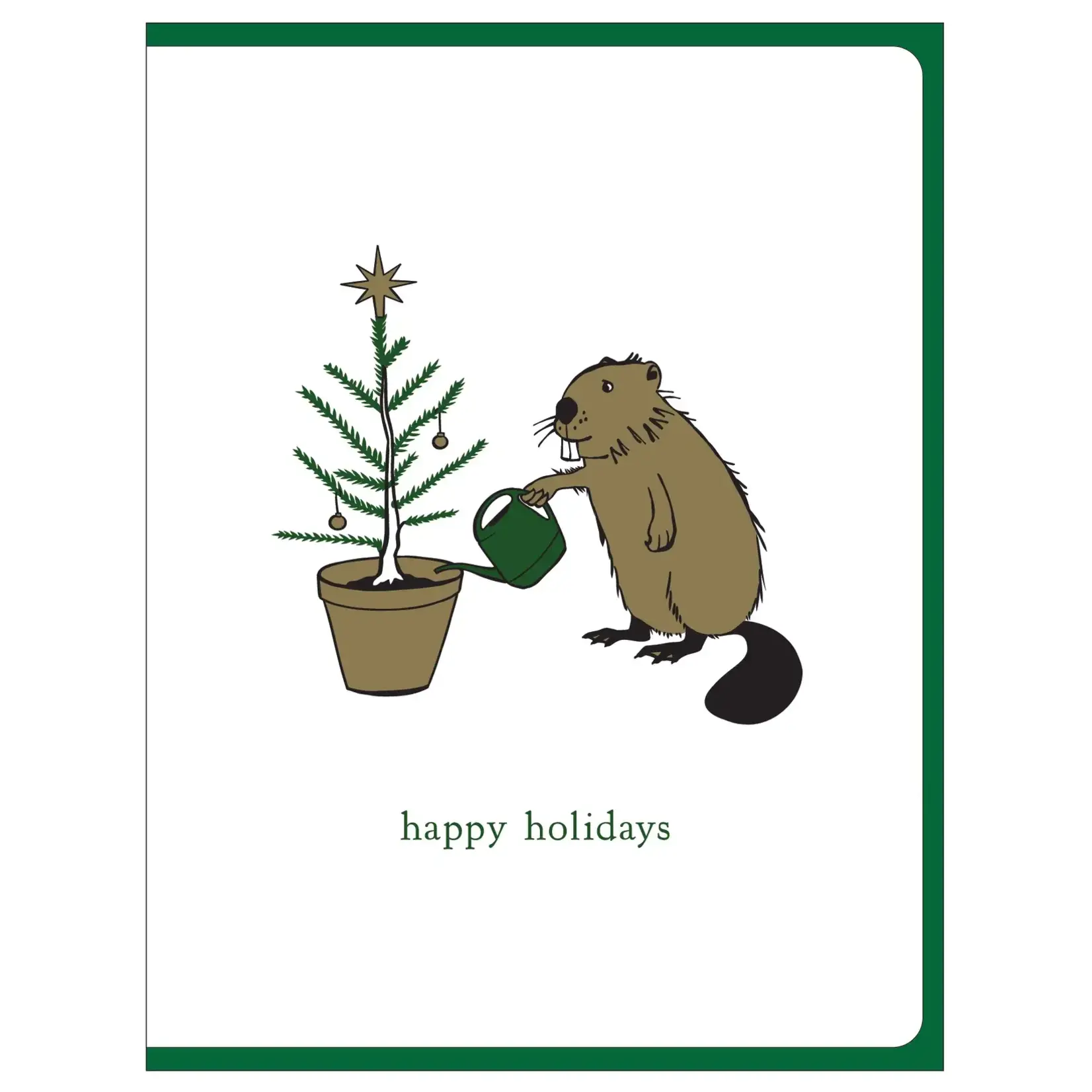 Dogwood Press Cards, Holiday Beaver