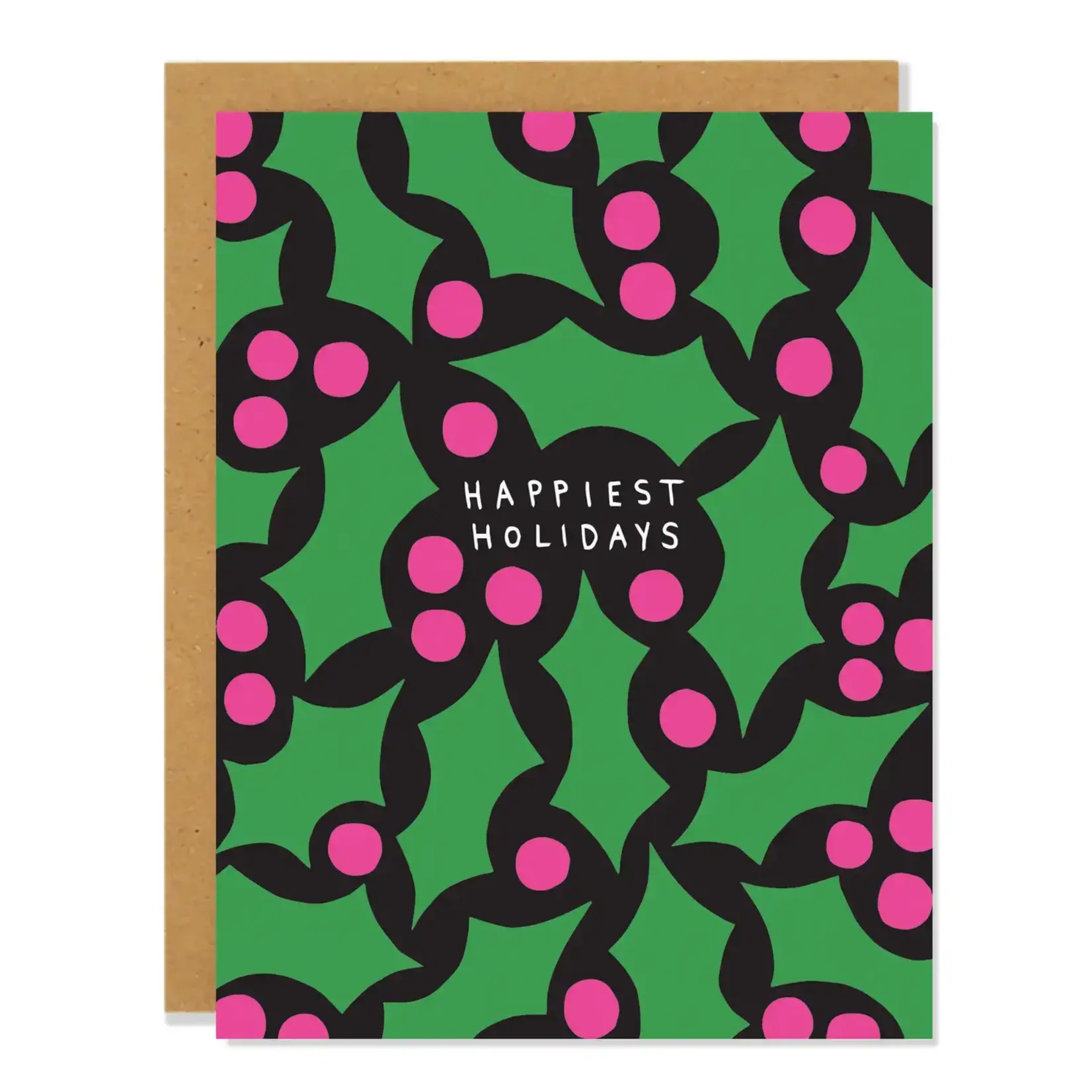 Card, Holly Holidays