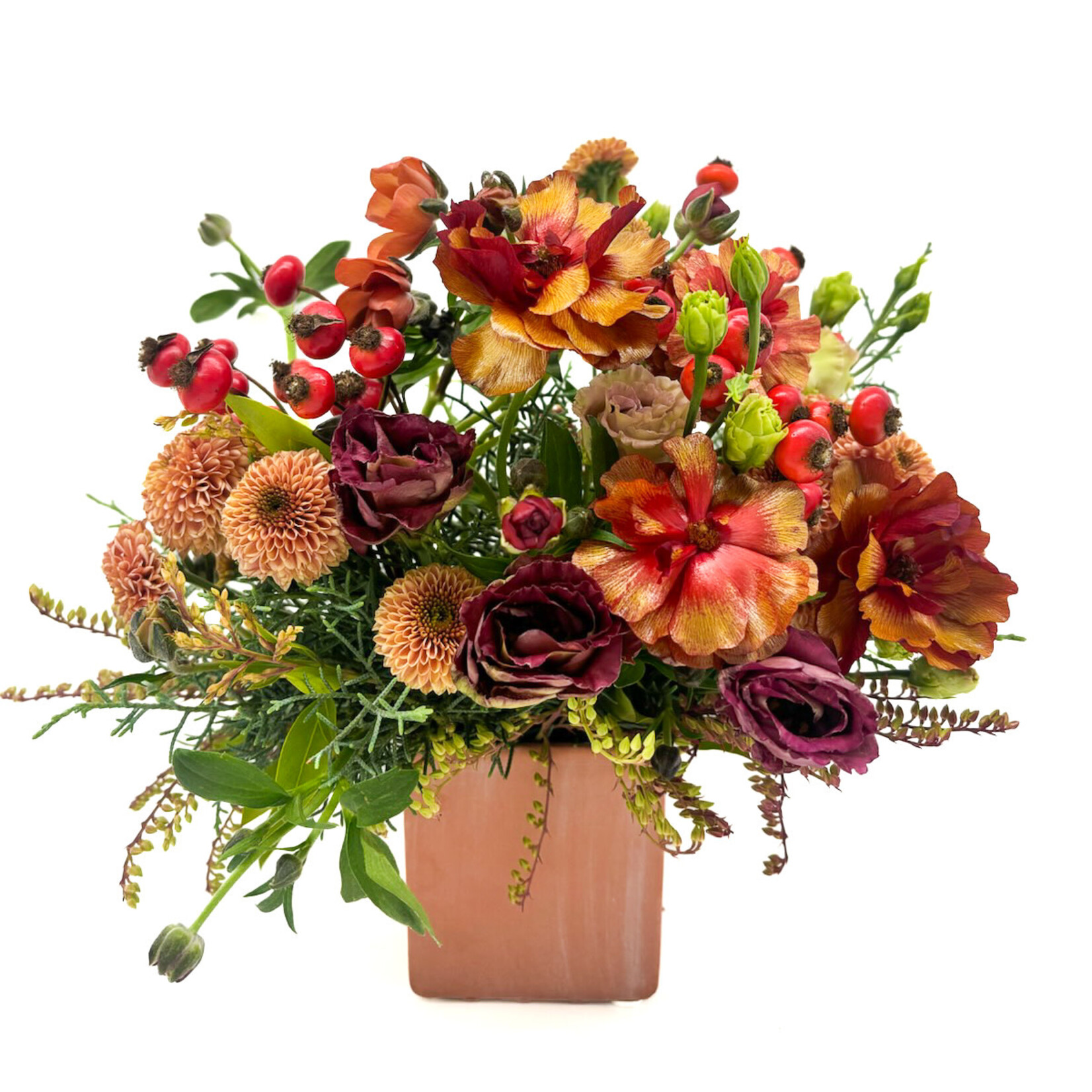 Workshop, Seasonal Flower Centerpiece Terracotta Cube Nov 27 2025 6:30PM